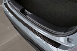 Rear bumper protector Nissan Qashqai (J12) 2021-> stainless steel anthracite (NIS21QABP) (1)