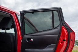Sun shades Nissan Leaf (ZE1) 2017-present 5-door hatchback Car Shades - rear side doors (1)