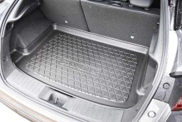 RE&AR Tuning Tapis de Coffre pour Nissan Juke 2015-2021 Plancher de Chargement supérieur Noir 