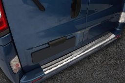 Nissan Primastar 2006-2014 rear bumper protector stainless steel (NIS4PSBP) (4)