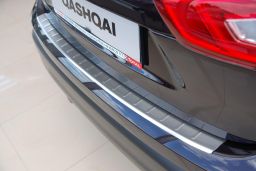 Rear bumper protector Nissan Qashqai (J11) 2013-2017 stainless steel (NIS8QABA) (1)