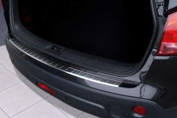 Nissan Qashqai (J10) 2007-2013 rear bumper protector stainless steel (NIS8QABP) (1)