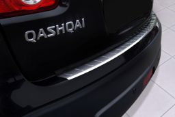 Nissan Qashqai (J10) 2007-2013 rear bumper protector stainless steel (NIS8QABP) (3)