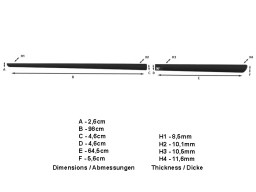 Nissan Qashqai+2 '10- side protection set