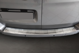 Rear bumper protector suitable for Opel Vivaro B 2014-2019 stainless steel brushed (2)