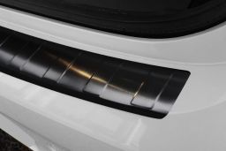 Opel Insignia B Grand Sport 2017-present 5-door hatchback rear bumper protector stainless steel black (OPE11INBP) (3)