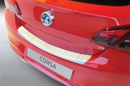 Opel Corsa E 2014-present rear bumper protector ABS (OPE13COBP)
