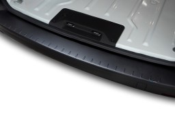 Rear bumper protector Opel Zafira Life 2019->   aluminium black matt (OPE17ZABA) (1)