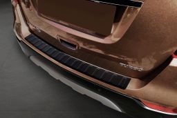 Rear bumper protector Opel Mokka - Mokka X 2016-2019 stainless steel anthracite matt (OPE18MKBP) (1)