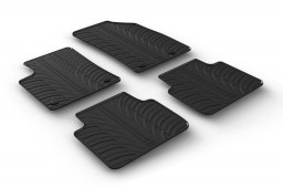 Opel Crossland X 2017-present car mats set anti-slip Rubbasol rubber (OPE1CRFR)
