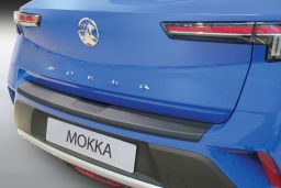Rear bumper protector Opel Mokka B 2020-present ABS - silver (OPE1MOBR) (1)