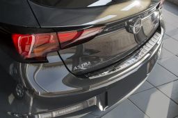 Opel Astra K 2015-> 5-door hatchback rear bumper protector stainless steel (OPE25ASBP) (2)