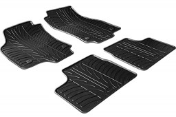 Opel Astra H 2004-2010 3 & 5-door & wagon car mats set anti-slip Rubbasol rubber (OPE2ASFR)