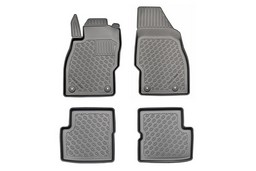 Car mats suitable for Opel Corsa E 2014-2019 3 & 5-door hatchback Cool Liner PE/TPE rubber (OPE2COFM-C) (1)