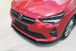 Front spoiler Opel Corsa F 2019-present 5-door hatchback ABS - painted (OPE2COMF) (1)