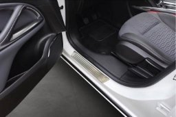 Door sill plates suitable for Opel Zafira Tourer C 2011-2019 wagon stainless steel brushed 4 pieces (OPE2ZAEG) (1)