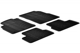 Opel Astra J Sports Tourer 2010-2015 wagon car mats set anti-slip Rubbasol rubber (OPE4ASFR)