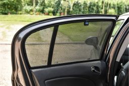 Sun shades Opel Corsa D 2006-2014 5-door hatchback Car Shades - rear side doors (1)