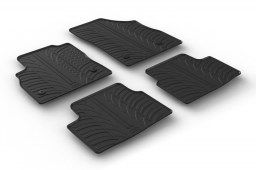 Opel Astra K Sports Tourer 2015-present wagon car mats set anti-slip Rubbasol rubber (OPE6ASFR)