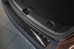 Opel Mokka 2012-2016 rear bumper protector stainless steel black (OPE6MKBP) (4)