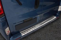 Opel Vivaro A 2006-2014 rear bumper protector stainless steel (OPE6VIBP) (2)