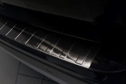 Opel Mokka X 2016-> rear bumper protector stainless steel black (OPE7MKBP) (3)