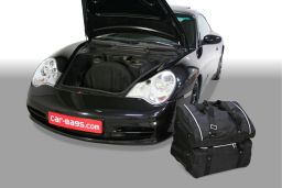 Porsche 911 (996) 1997-2006 Car-Bags set (2WD + 4WD zonder CD wisselaar of met CD-wisselaar bovenop het schutbord)