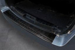 Rear bumper protector Peugeot 508 I SW 2011-2019 wagon carbon (PEU1158BP) (1)