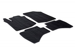 Peugeot 108 2014-present 3 & 5-door hatchback car mats set anti-slip Rubbasol rubber (PEU118FR)