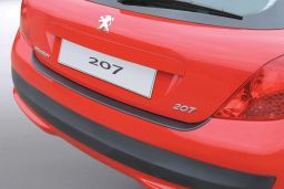Peugeot 207 2006-2012 3 & 5-door hatchback rear bumper protector ABS (PEU127BP)