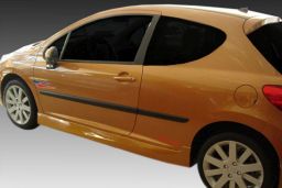 Side skirts Peugeot 207 2006-2015 3-door hatchback ABS - painted (PEU127MS) (1)