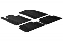 Peugeot 508 I 2010-2018 4-door saloon car mats set anti-slip Rubbasol rubber (PEU158FR)