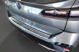 Rear bumper protector Peugeot 308 II SW 2014-2021 wagon stainless steel (PEU1738BP) (1)