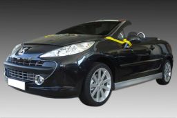 Side skirts Peugeot 207 2006-2015 ABS - painted (PEU227MS) (1)