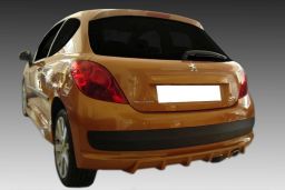 Rear diffuser Peugeot 207 2006-2015 3 & 5-door hatchback ABS - painted (PEU227RS) (1)