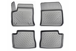 Car mats suitable for Peugeot 208 II 2019-> 5-door hatchback Cool Liner PE/TPE rubber (PEU228FM-C) (1)