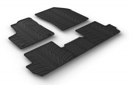 Peugeot 3008 II 2016-present 5-door hatchback car mats set anti-slip Rubbasol rubber (PEU230FR)