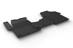 Peugeot Expert III 2016-present car mats set anti-slip Rubbasol rubber (PEU2EXFR)