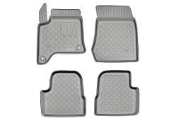Car mats suitable for Peugeot 208 II 2023-> 5-door hatchback Guardliner PE/TPE rubber (PEU328FM-G) (1)