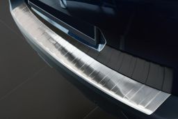 Peugeot 5008 II 2017-> rear bumper protector stainless steel (PEU350BP) (1)