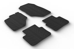 Car mats suitable for Peugeot 5008 III 2024-> Rubbasol rubber (PEU350FR) (1)