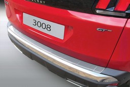 Peugeot 3008 II 2016-present rear bumper protector ABS (PEU430BP)