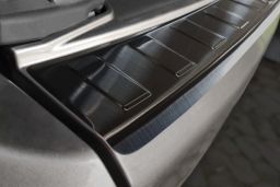 Rear bumper protector Peugeot 4007 2007-2012 stainless steel anthracite (PEU440BP) (1)