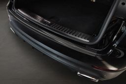 Rear bumper protector Porsche Cayenne III (PO536) 2017-> stainless steel anthracite (POR14CABP) (1)