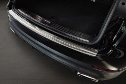 Rear bumper protector Porsche Cayenne III (PO536) 2017-> stainless steel (POR15CABP) (1)