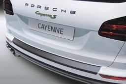 Porsche Cayenne II (92A) 2014-2017 rear bumper protector ABS (POR3CABP)