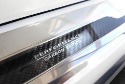 Example rear bumper protector stainless steel high gloss - carbon (1)