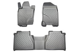 Car mats suitable for Renault Alaskan 2017-2021 pickup Cool Liner PE/TPE rubber (REN1ALFM-C) (1)