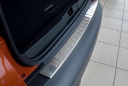 Renault Captur 2013-> rear bumper protector stainless steel (REN1CABP) (1)