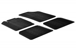 Renault Clio II 1998-2005 3 & 5-door hatchback car mats set anti-slip Rubbasol rubber (REN1CLFR)